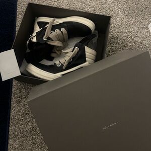 Rick Owen Geo- Basket hi-top trainers! Size 43